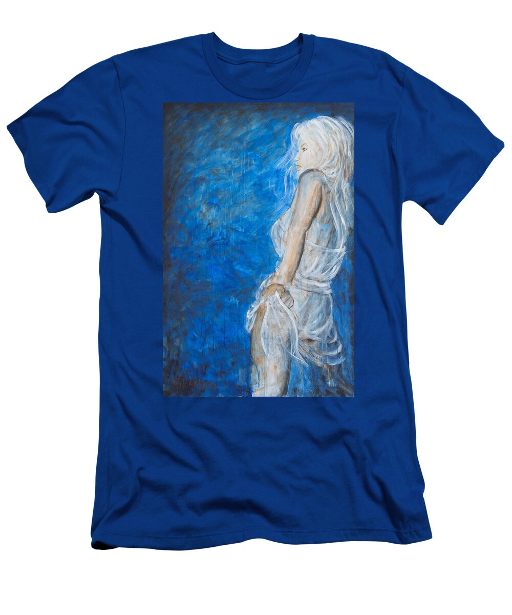 Dance T-Shirt featuring the painting Can't Stop The Party by Nik Helbig