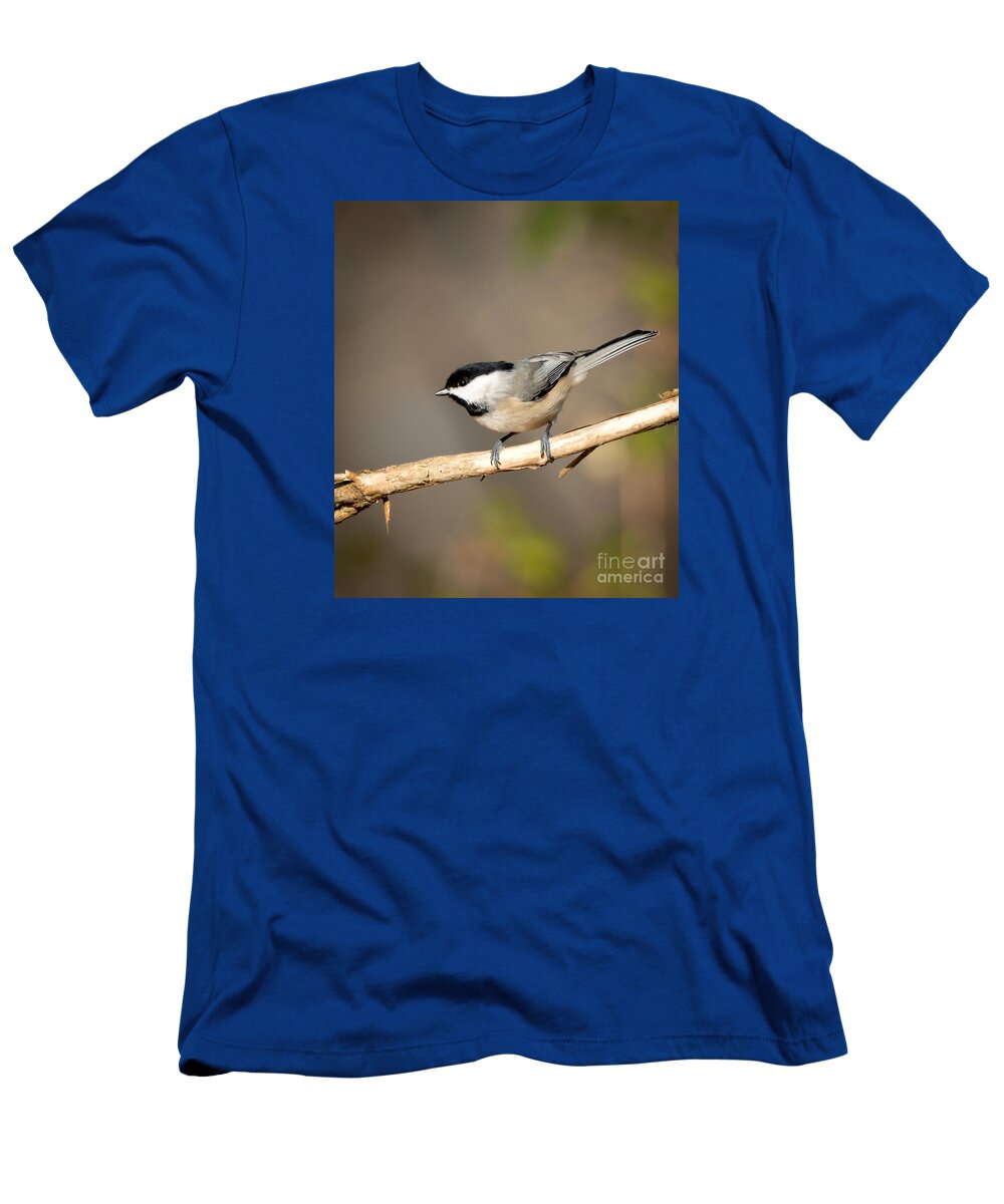 Carolina Chickadee T-Shirt featuring the photograph Carolina Chickadee by Kerri Farley