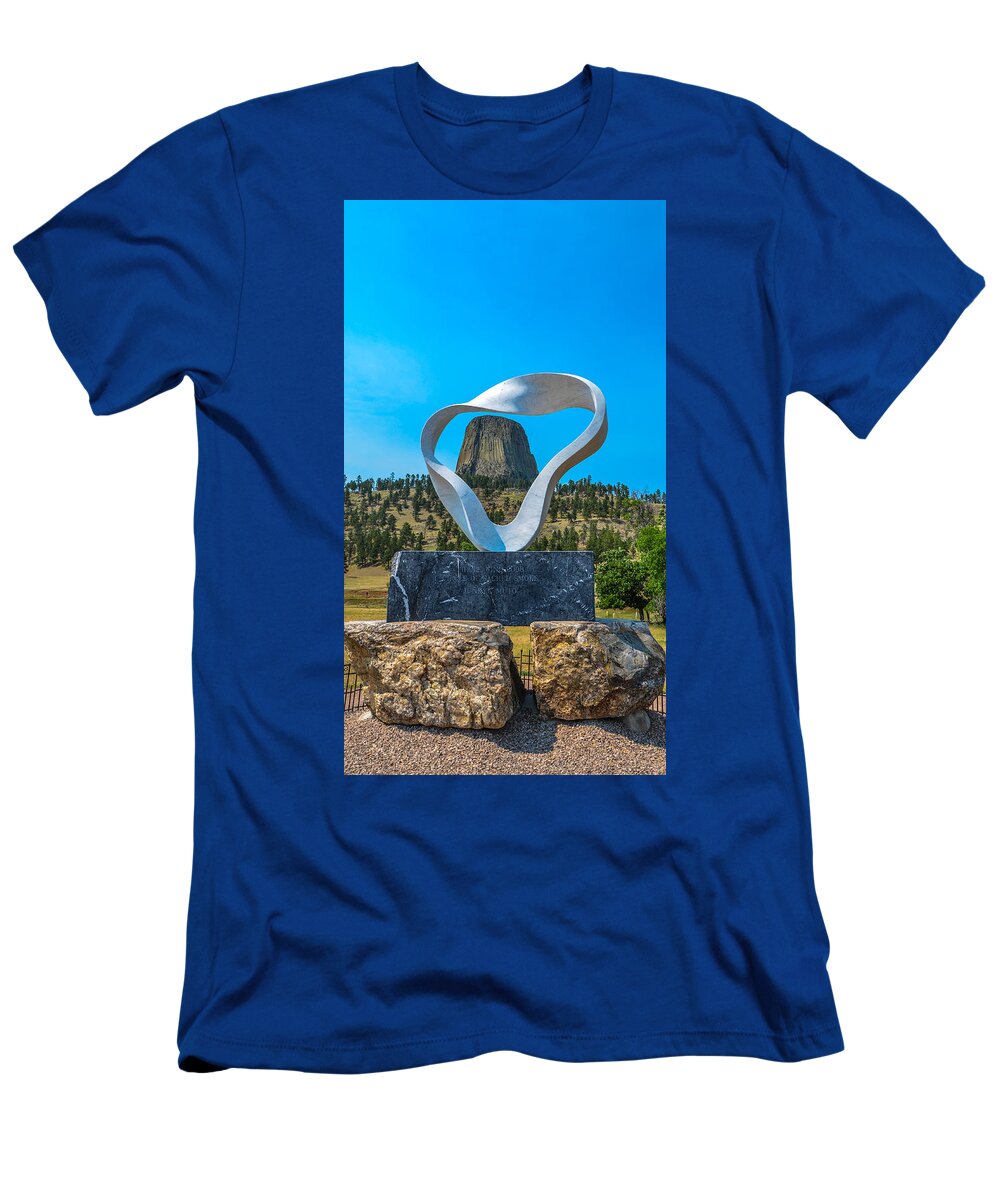 Devils Tower T-Shirt featuring the photograph Circle of Sacred Smoke by Gales Of November