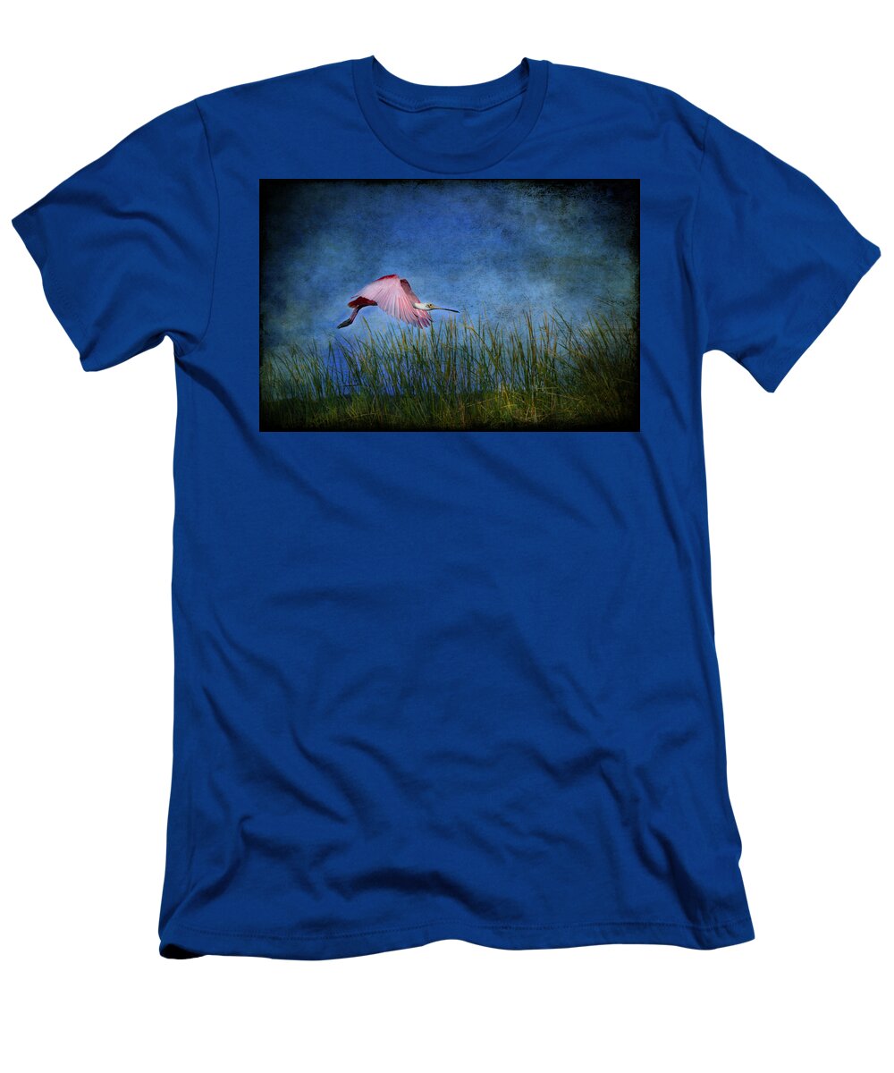 Spoonbill T-Shirt featuring the photograph Cotton Candy by Eagle Finegan Finegan