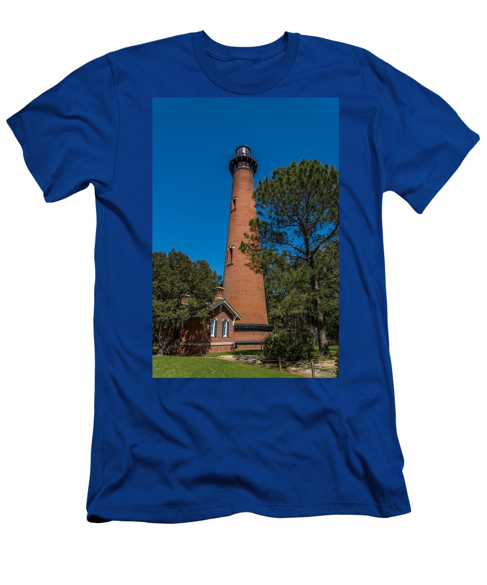 Currituck T-Shirt featuring the photograph Currituck Lighthouse by Stacy Abbott
