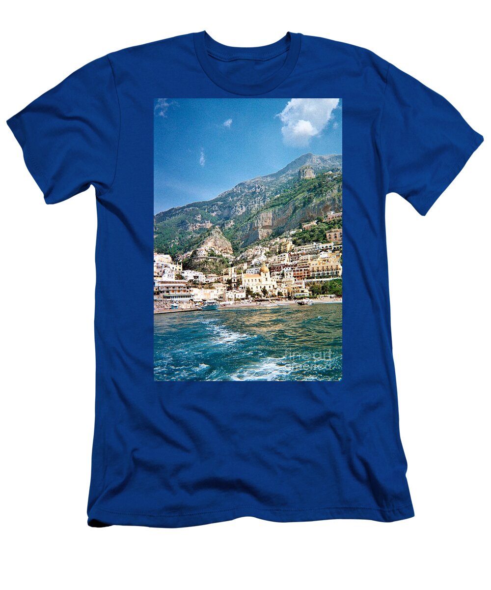 Amalfi Coast T-Shirt featuring the photograph Etched in Stone by Lisa Kilby