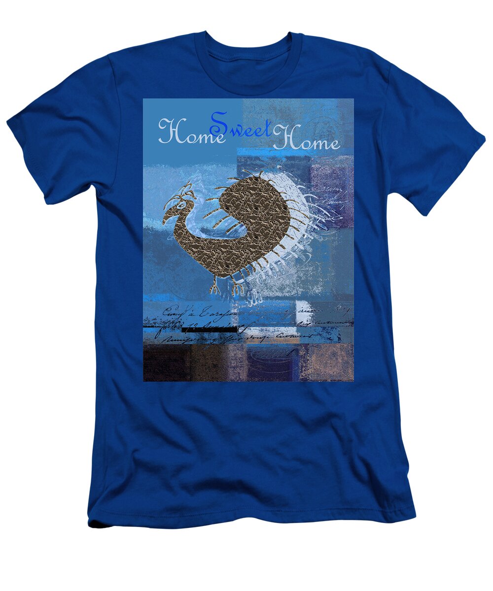 Bird T-Shirt featuring the digital art Fafa Bird - j216115106-w143tbl27 - hsh by Variance Collections