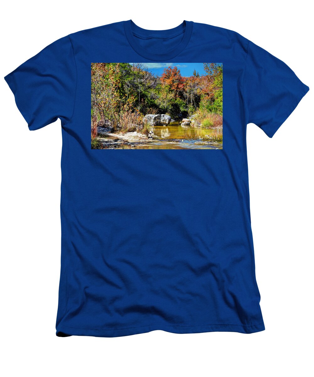 Fall In Central Texas T-Shirt featuring the photograph Fall in Central Texas by Savannah Gibbs