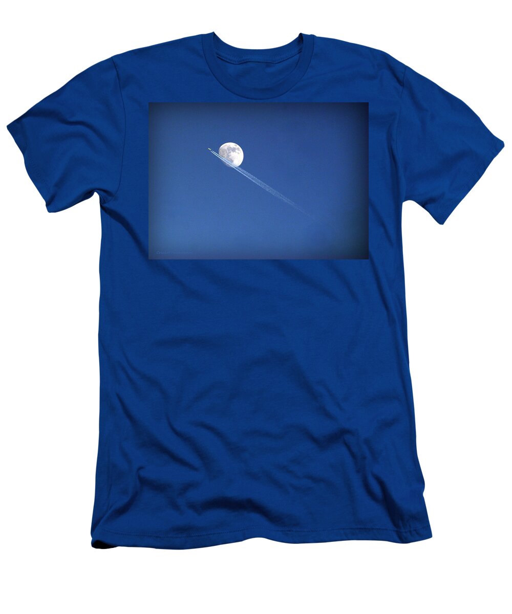 Moon T-Shirt featuring the photograph Fly Me to the Moon by Cricket Hackmann