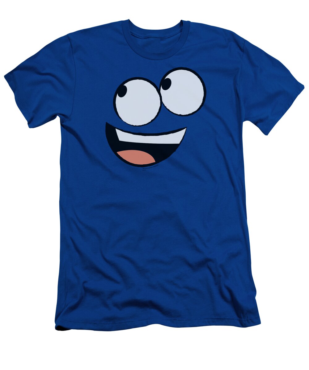 Foster's Home For Imaginary Friends T-Shirt featuring the digital art Foster's - Blue Face by Brand A