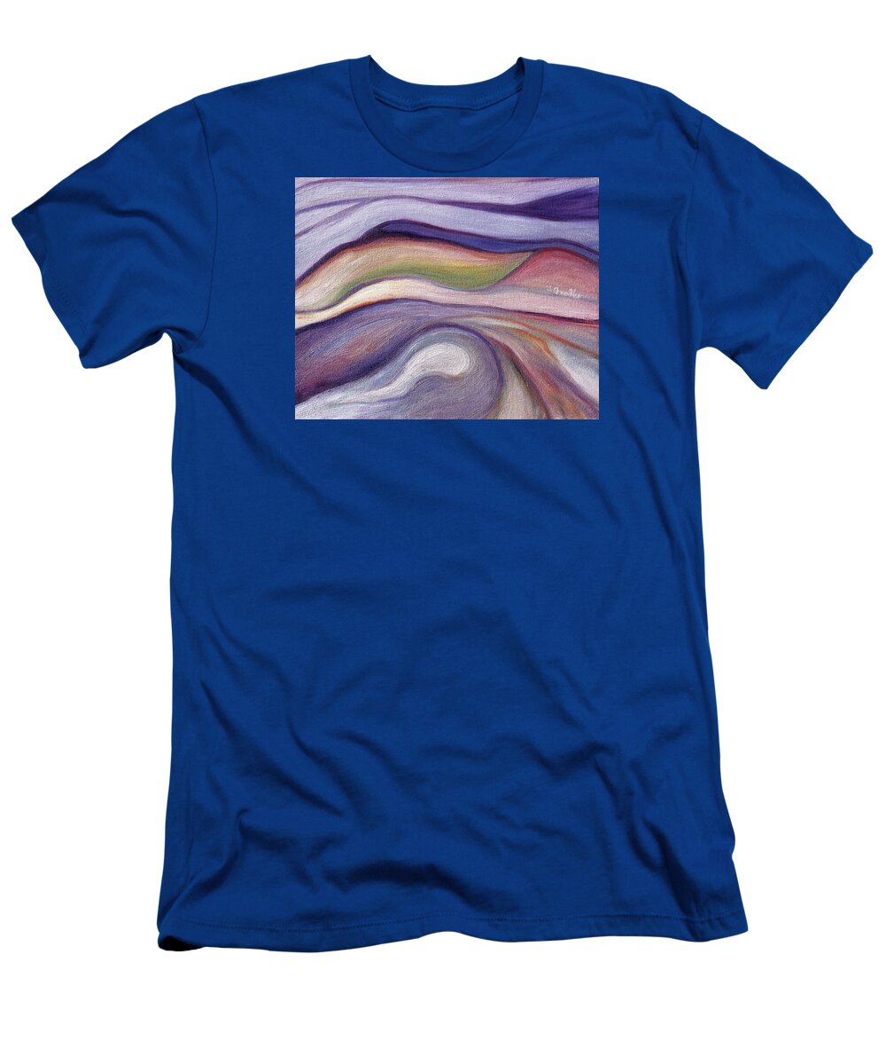 Judith Chantler T-Shirt featuring the painting Returning Home by Judith Chantler