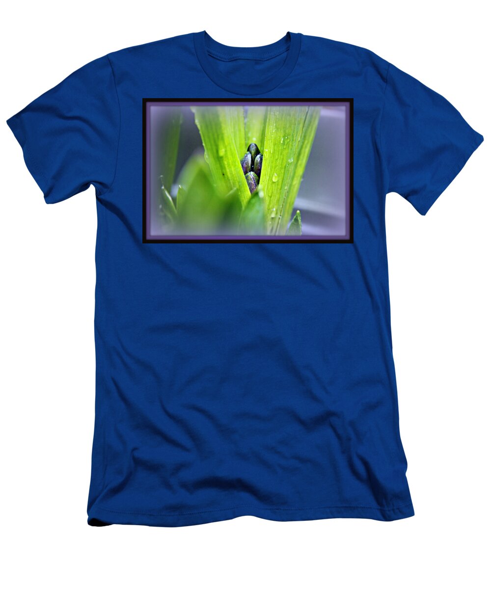 Color T-Shirt featuring the photograph Hyacinth For Micah #2 by KATIE Vigil