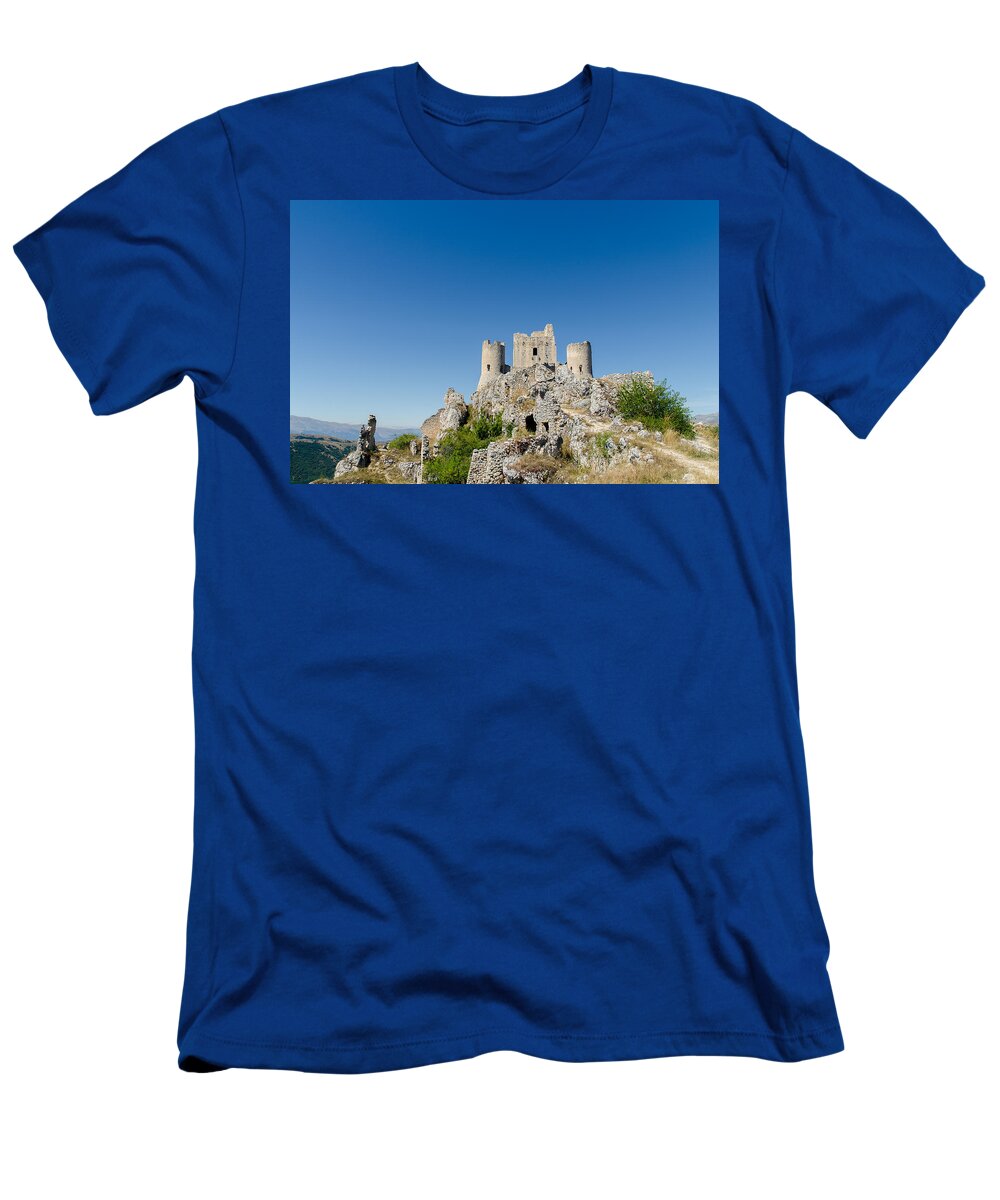 Abruzzo T-Shirt featuring the photograph Italian landscapes - Forgotten Ages by AM FineArtPrints