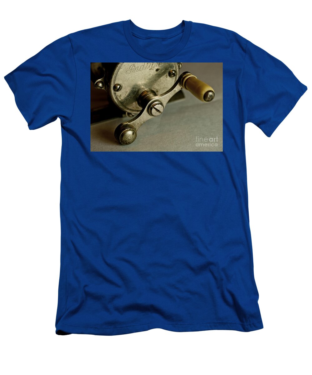 Fishing Reel T-Shirt featuring the photograph Just Ride Out And Fish by Wilma Birdwell