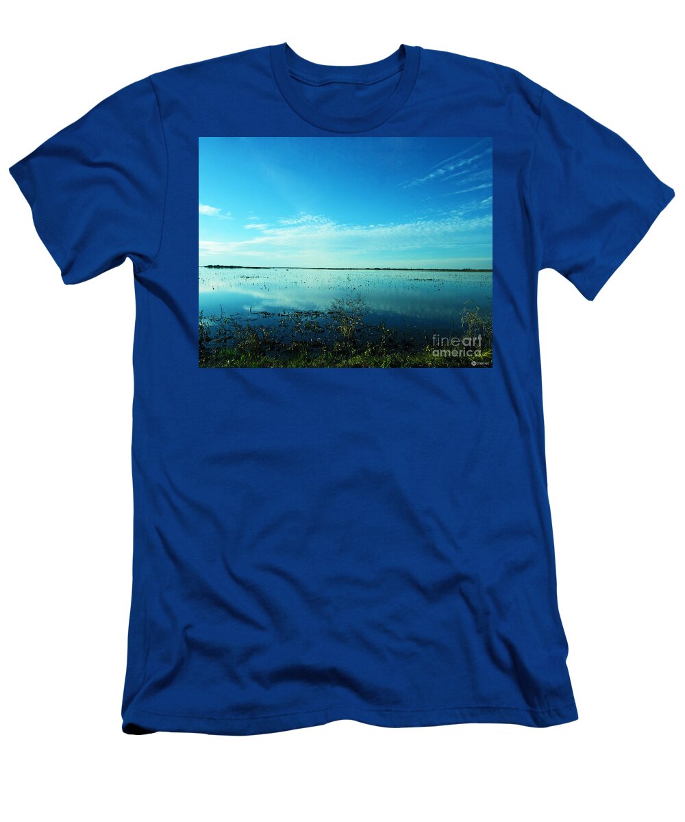 Refuge T-Shirt featuring the photograph Lacassine NWR Pool Blue and Green by Lizi Beard-Ward
