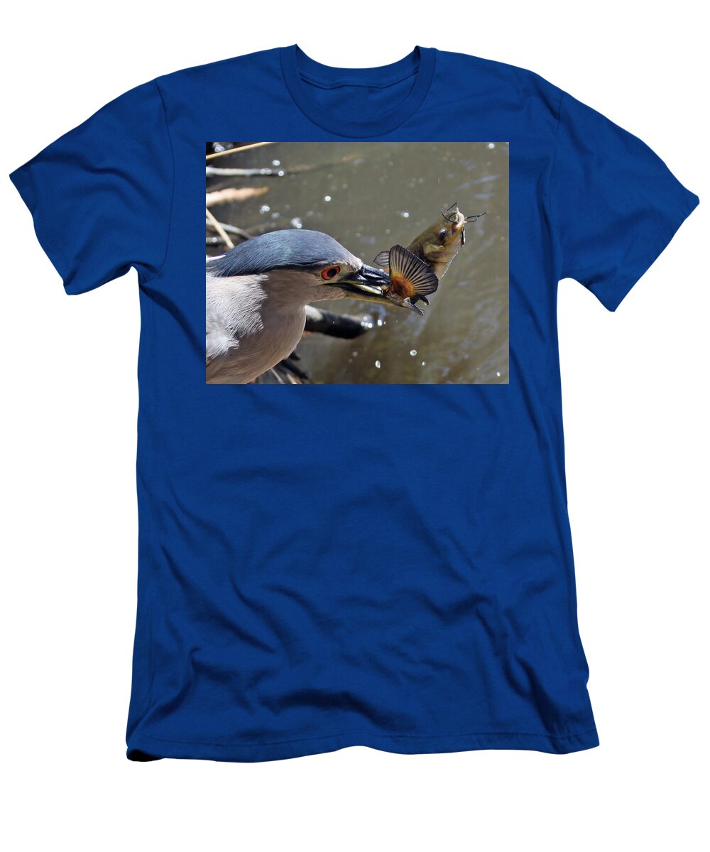 Catfish T-Shirt featuring the photograph Lunch is Served by Shoal Hollingsworth