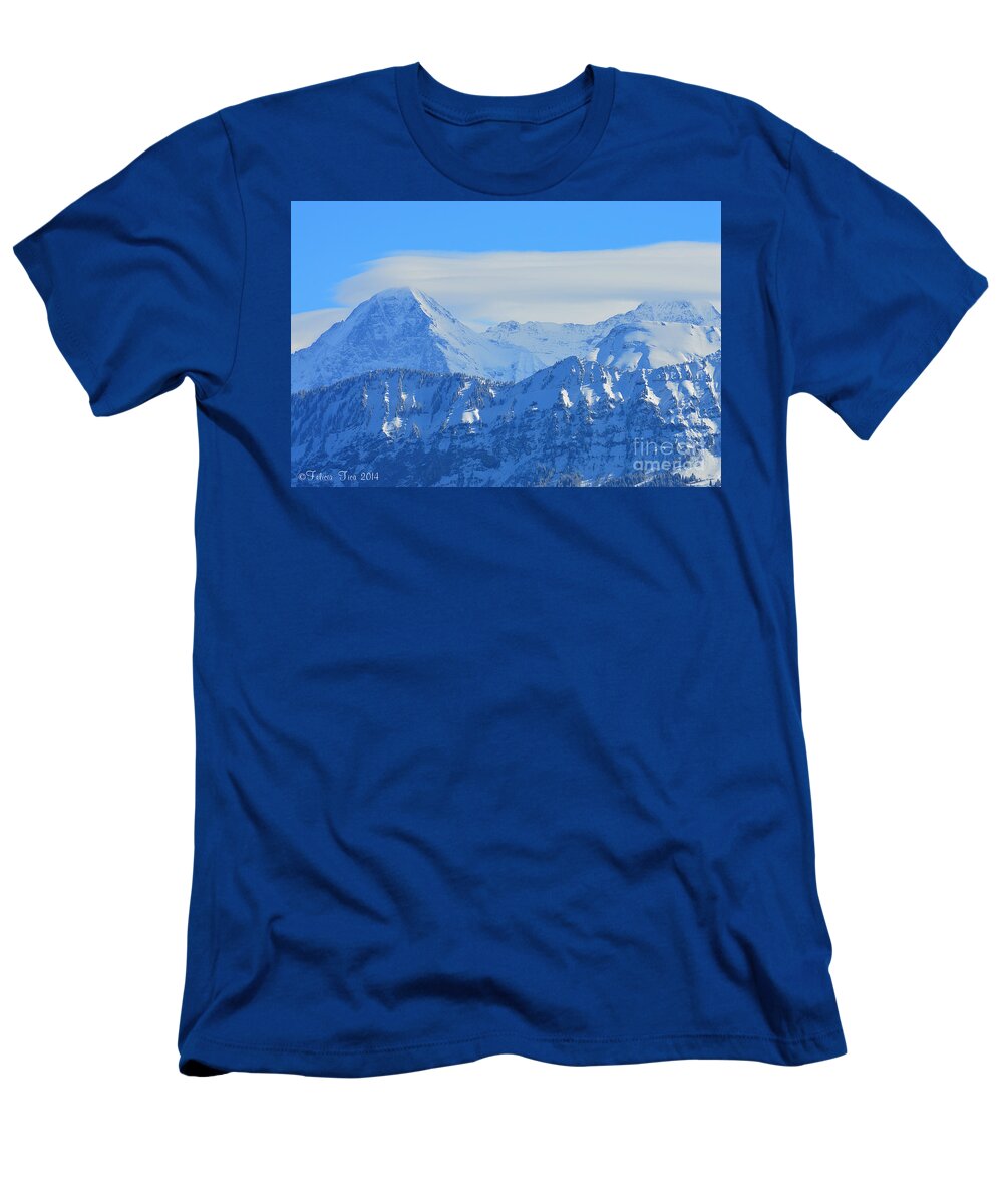 Alps T-Shirt featuring the photograph Magical aura by Felicia Tica