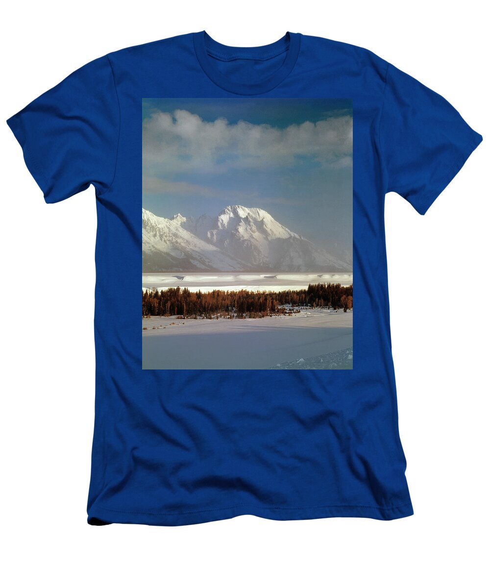 Mt. Moran T-Shirt featuring the photograph 1M9202-Mt. Moran, Tetons, WY by Ed Cooper Photography