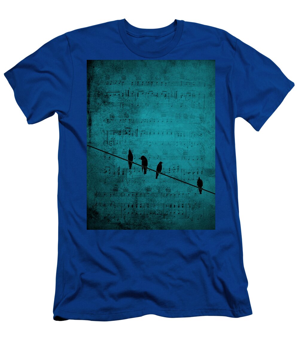Bird T-Shirt featuring the photograph Music Soothes the Soul by Andrea Kollo