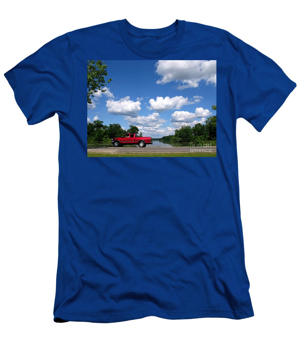 Truck T-Shirt featuring the photograph Nice Day for a Drive by Ann Horn