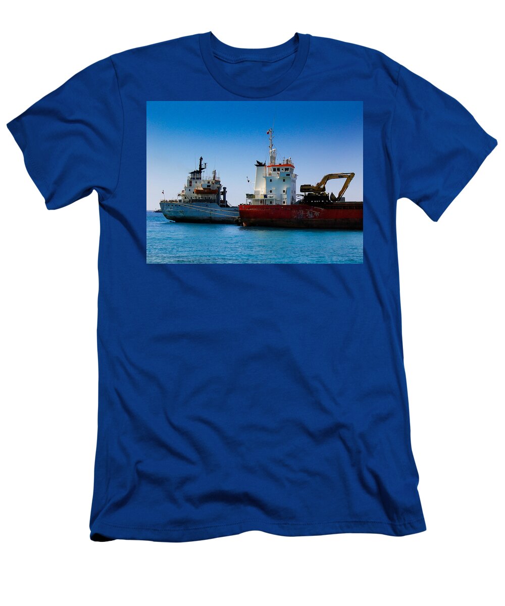 Ships T-Shirt featuring the photograph Old Ships by Kevin Desrosiers
