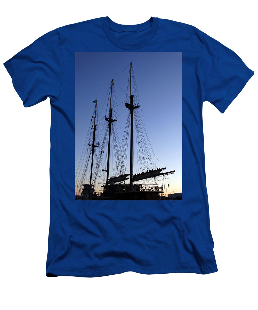 Peacemaker Tall Ship T-Shirt featuring the photograph Peacemaker Tall Ship by David T Wilkinson