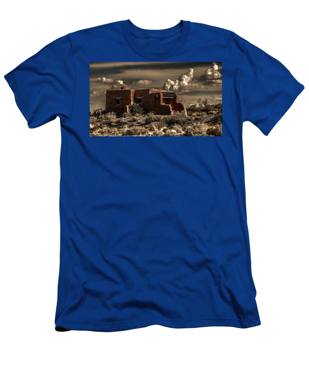 Pueblo Sundown T-Shirt featuring the photograph Pueblo Sundown by Wes and Dotty Weber