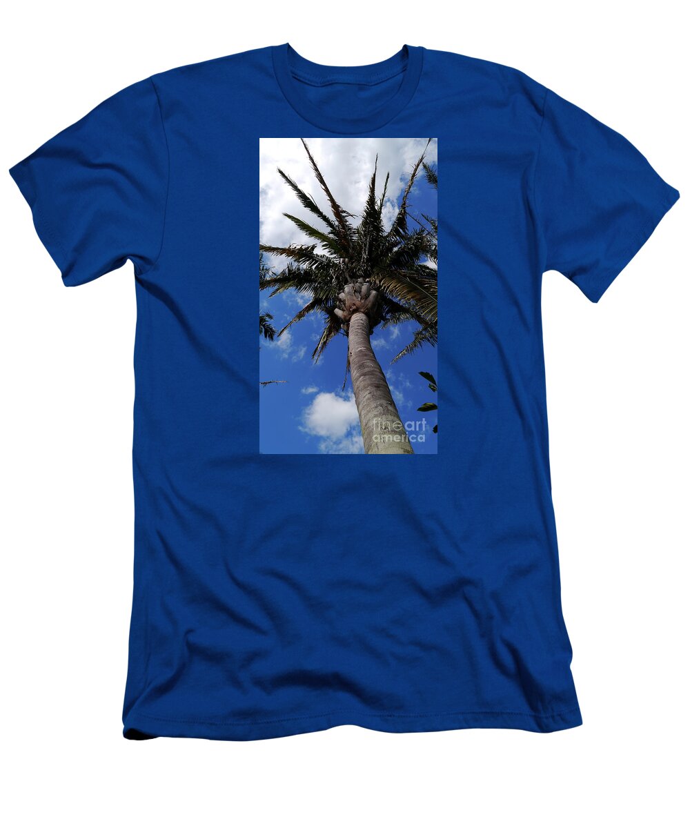 Palm T-Shirt featuring the photograph Reaching For The Sky by Christiane Schulze Art And Photography