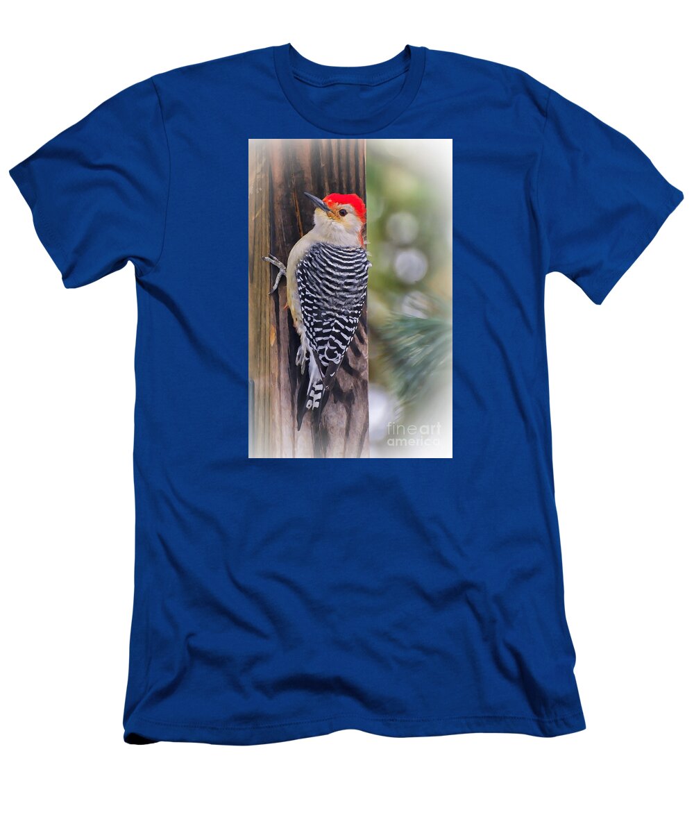 Red-bellied Woodpecker T-Shirt featuring the photograph Red-bellied Woodpecker by Kerri Farley