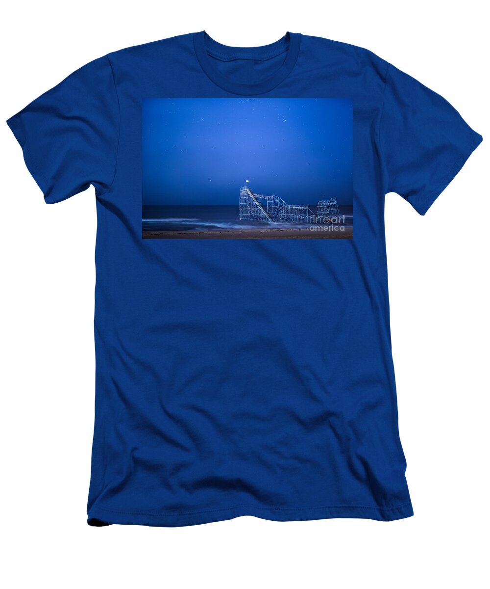 Starjet T-Shirt featuring the photograph Roller Coaster Stars by Michael Ver Sprill