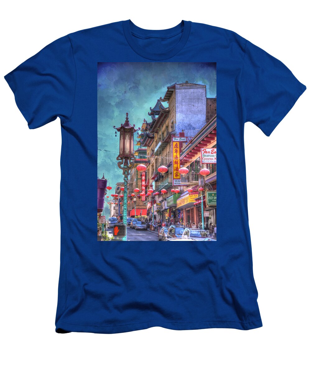 Architecture T-Shirt featuring the photograph San Francisco Chinatown by Juli Scalzi