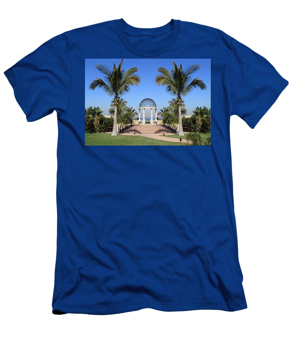 Gazebo T-Shirt featuring the photograph Seaside Gazebo by Shane Bechler