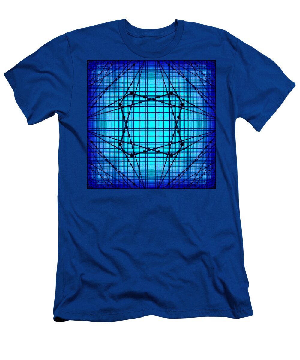 Blue Lines T-Shirt featuring the photograph Shades 14 by Mike McGlothlen