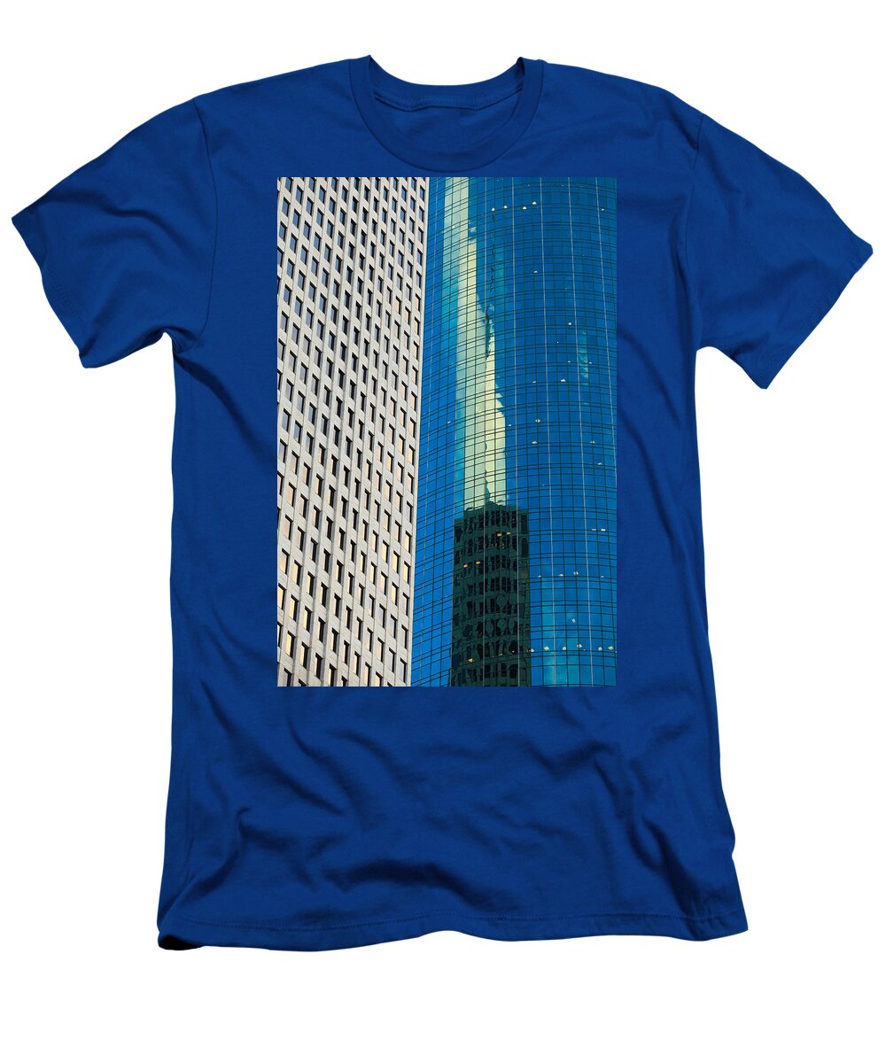 Architecture T-Shirt featuring the photograph Side by Side by Raul Rodriguez