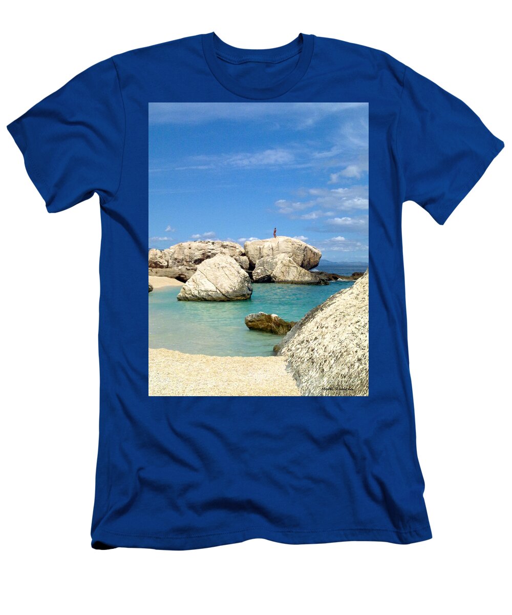 Waterscapes T-Shirt featuring the photograph Solitude by Ramona Matei