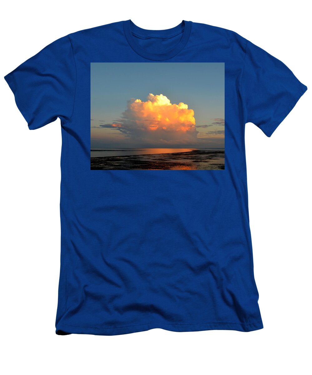 Cloud T-Shirt featuring the photograph Spectacular Cloud in Sunset Sky by Carla Parris