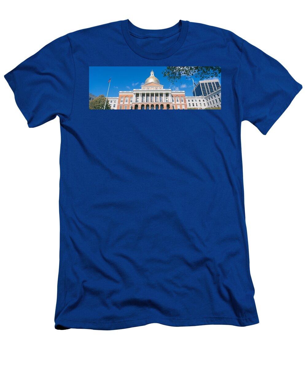 Photography T-Shirt featuring the photograph State Capitol, Boston, Massacushetts by Panoramic Images