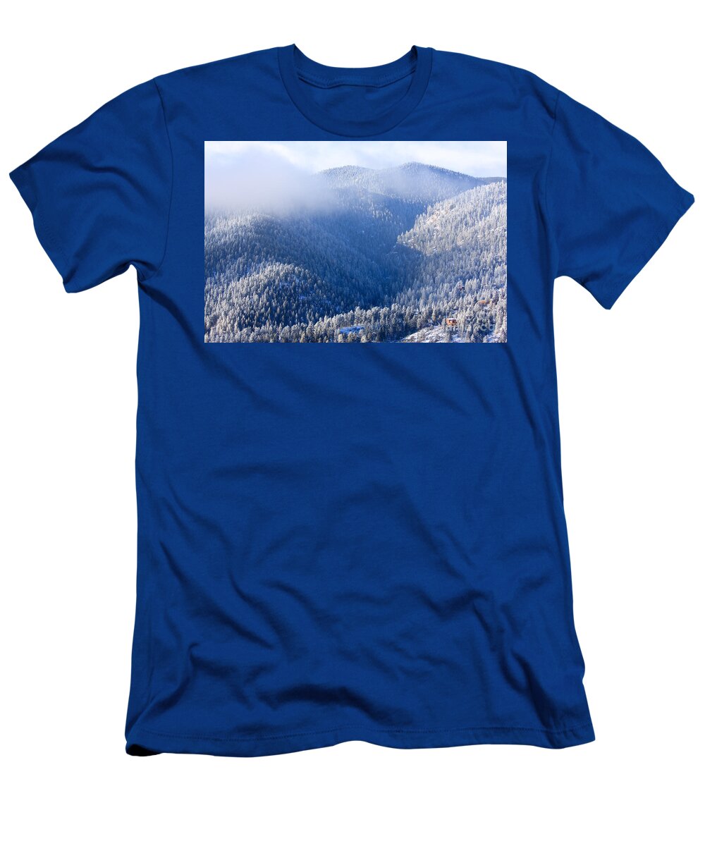 Colorado T-Shirt featuring the photograph Stormy Peak by Steven Krull