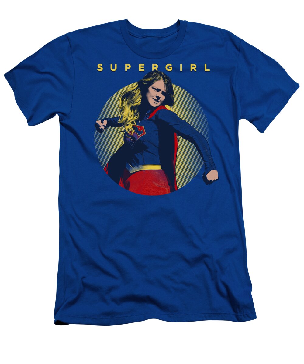  T-Shirt featuring the digital art Supergirl - Classic Hero by Brand A