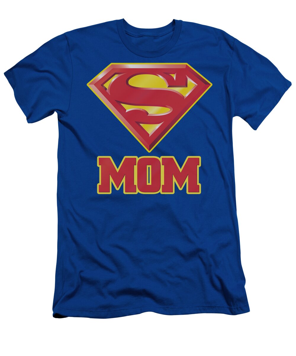 Superman - Super Mom T-Shirt by Brand A - Fine Art America