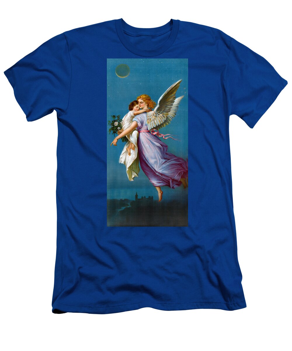 The Angel Of Peace T-Shirt featuring the digital art The Angel Of Peace by B T Babbitt