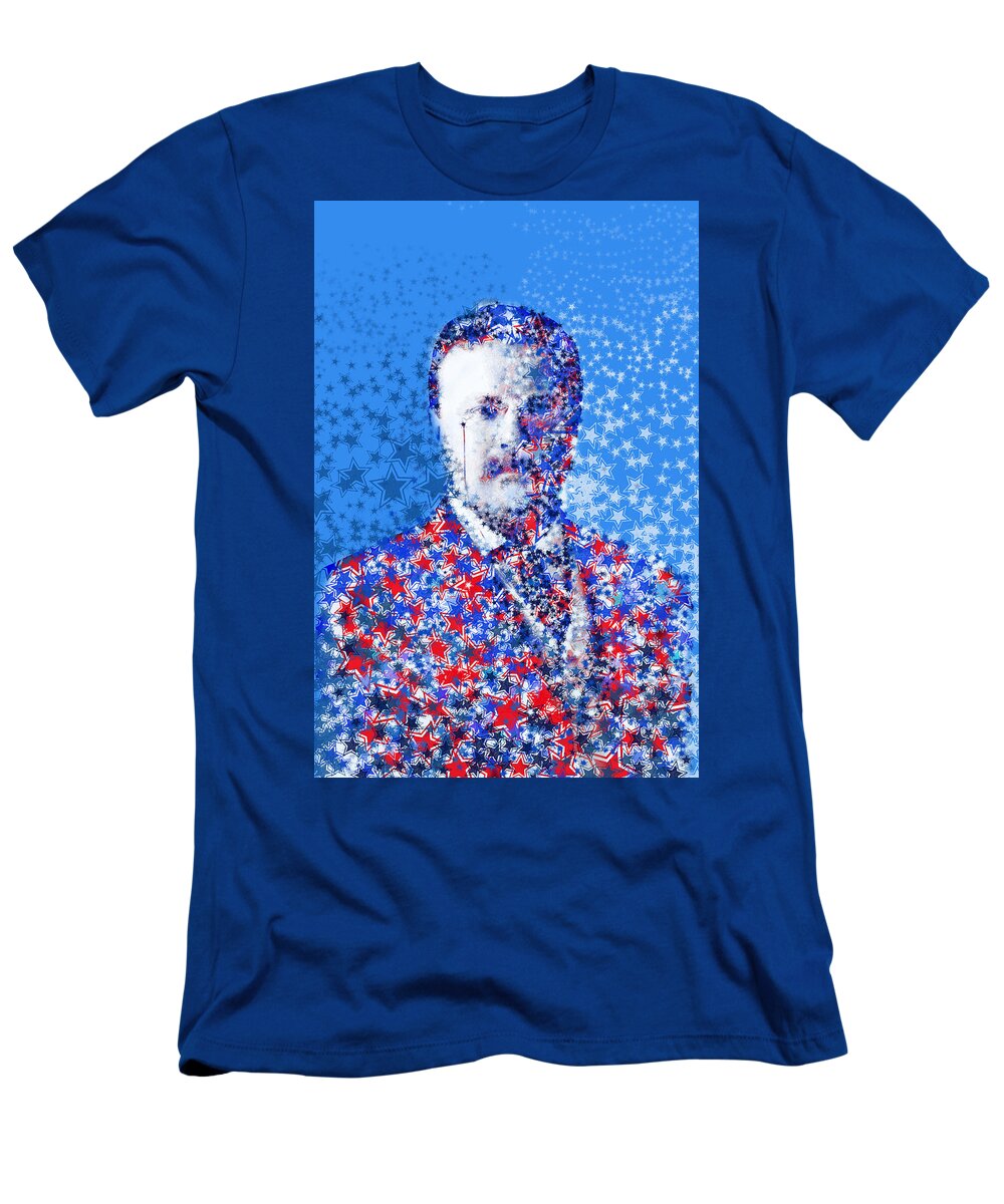 Theodore Roosevelt T-Shirt featuring the painting Theodore Roosevelt by Bekim M