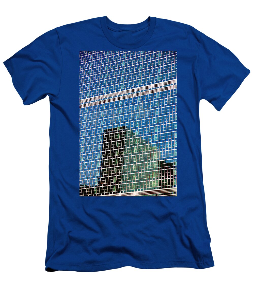 America T-Shirt featuring the photograph UN Headquarters by Valentino Visentini