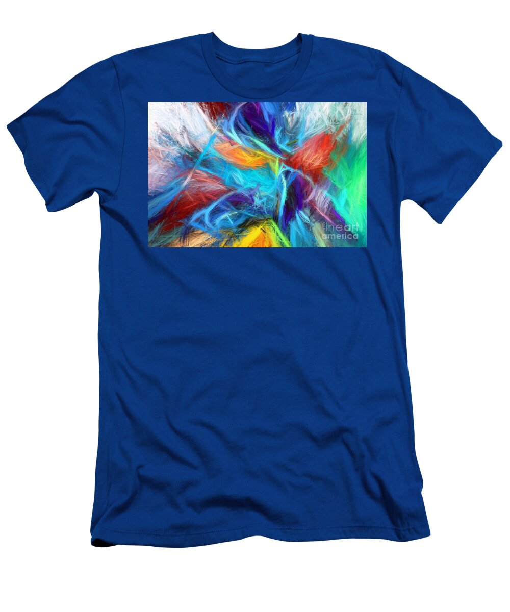 Yarn T-Shirt featuring the digital art Unsupervised Yarn by Margie Chapman