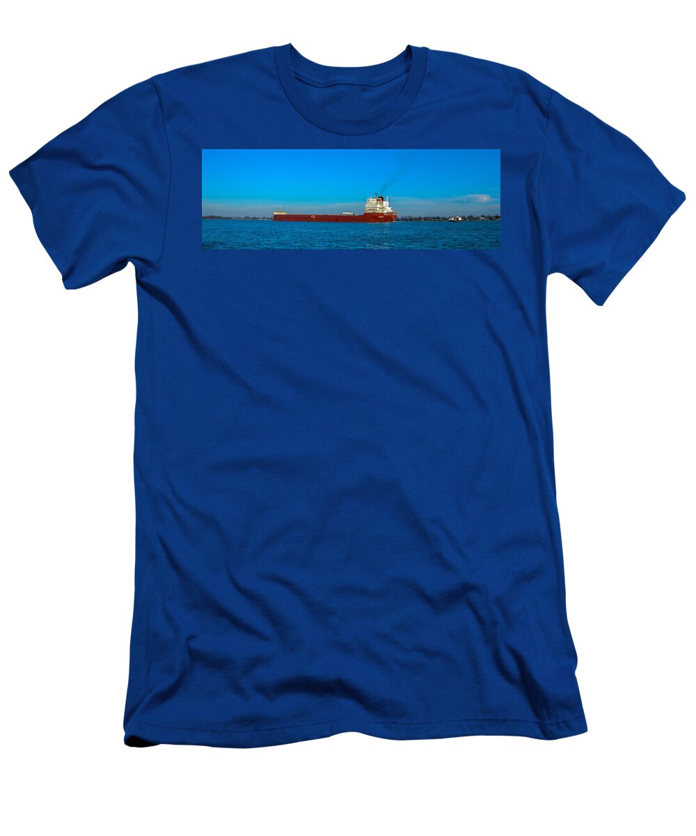Ships T-Shirt featuring the photograph Upbound by Gales Of November
