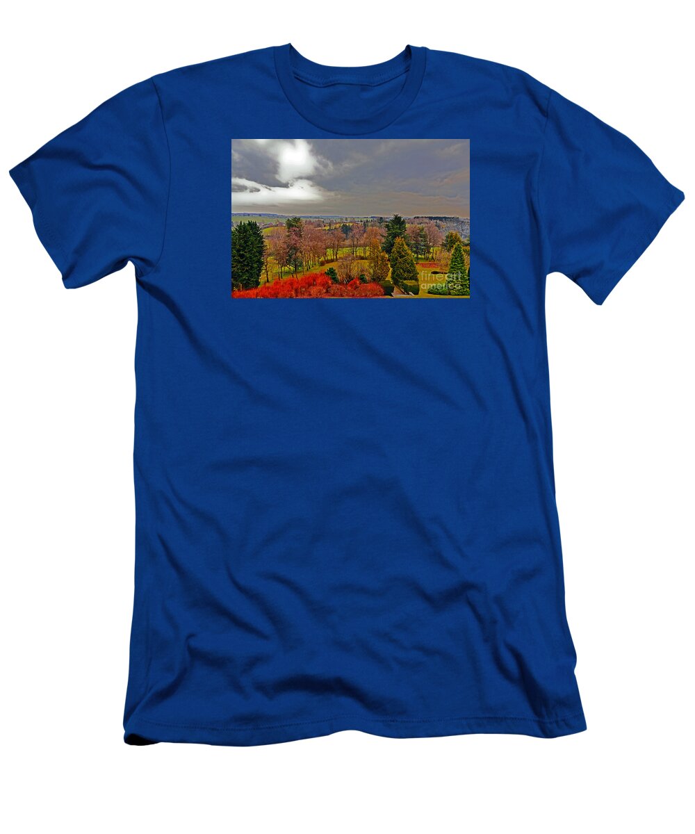 Travel T-Shirt featuring the photograph View of Belgium by Elvis Vaughn