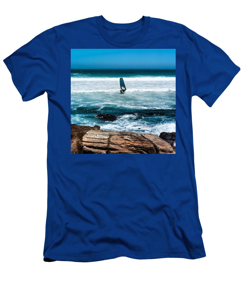  T-Shirt featuring the photograph Wind Surfer by Aleck Cartwright