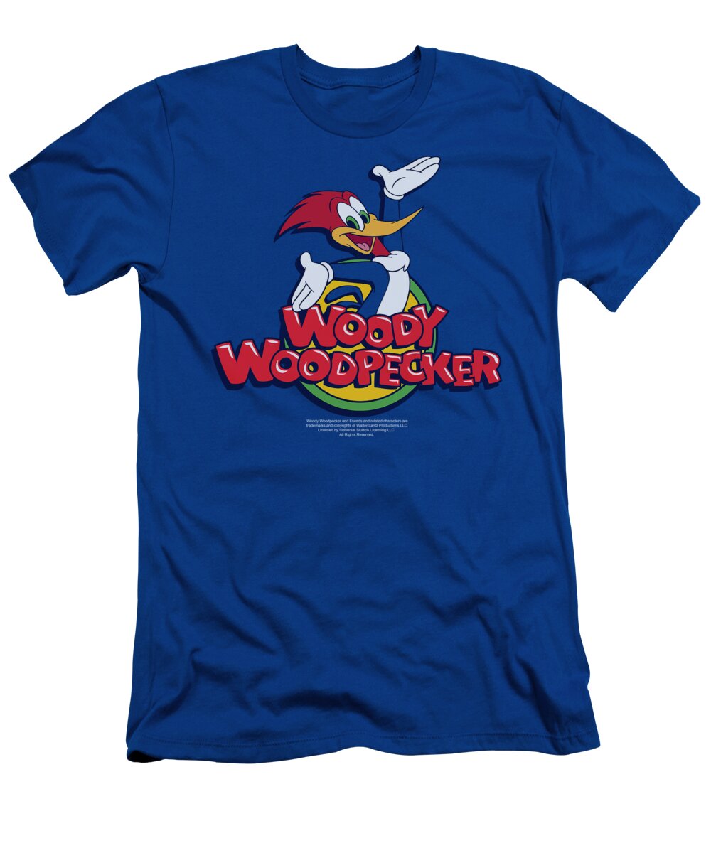 Black Banner Men T-Shirt Woody Woodpecker 