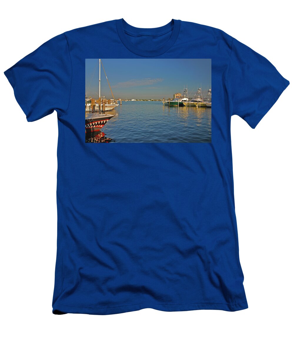 Sailfish Marina T-Shirt featuring the photograph 18- Jaws by Joseph Keane