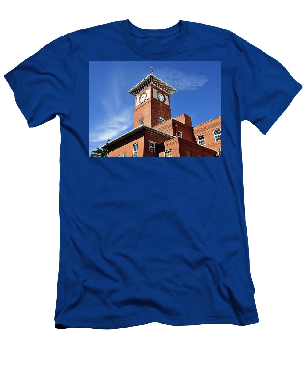 Fine Art Photography T-Shirt featuring the photograph 1910 Cigar Factory by David Lee Thompson