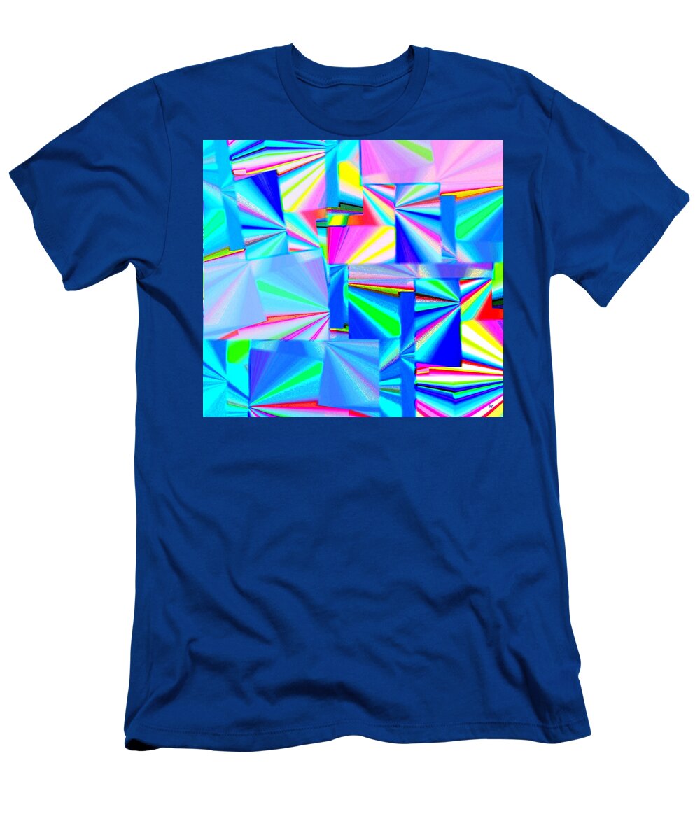 Abstract Fusion T-Shirt featuring the digital art Abstract Fusion 11 by Will Borden