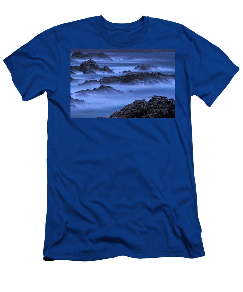 Big Sur T-Shirt featuring the photograph Big Sur mist by William Lee
