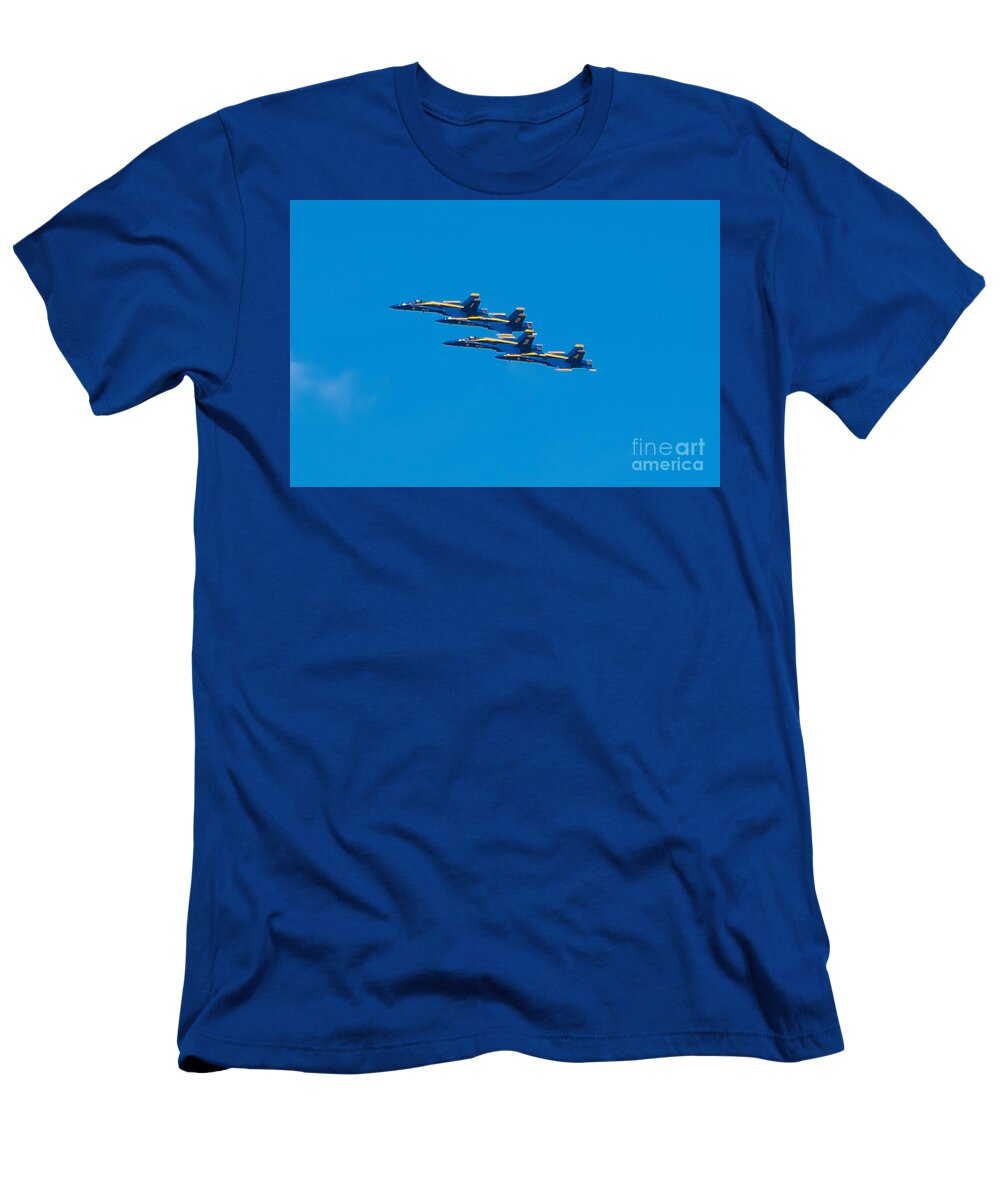 Blue Angels T-Shirt featuring the photograph Blue Angels by Mark Dodd