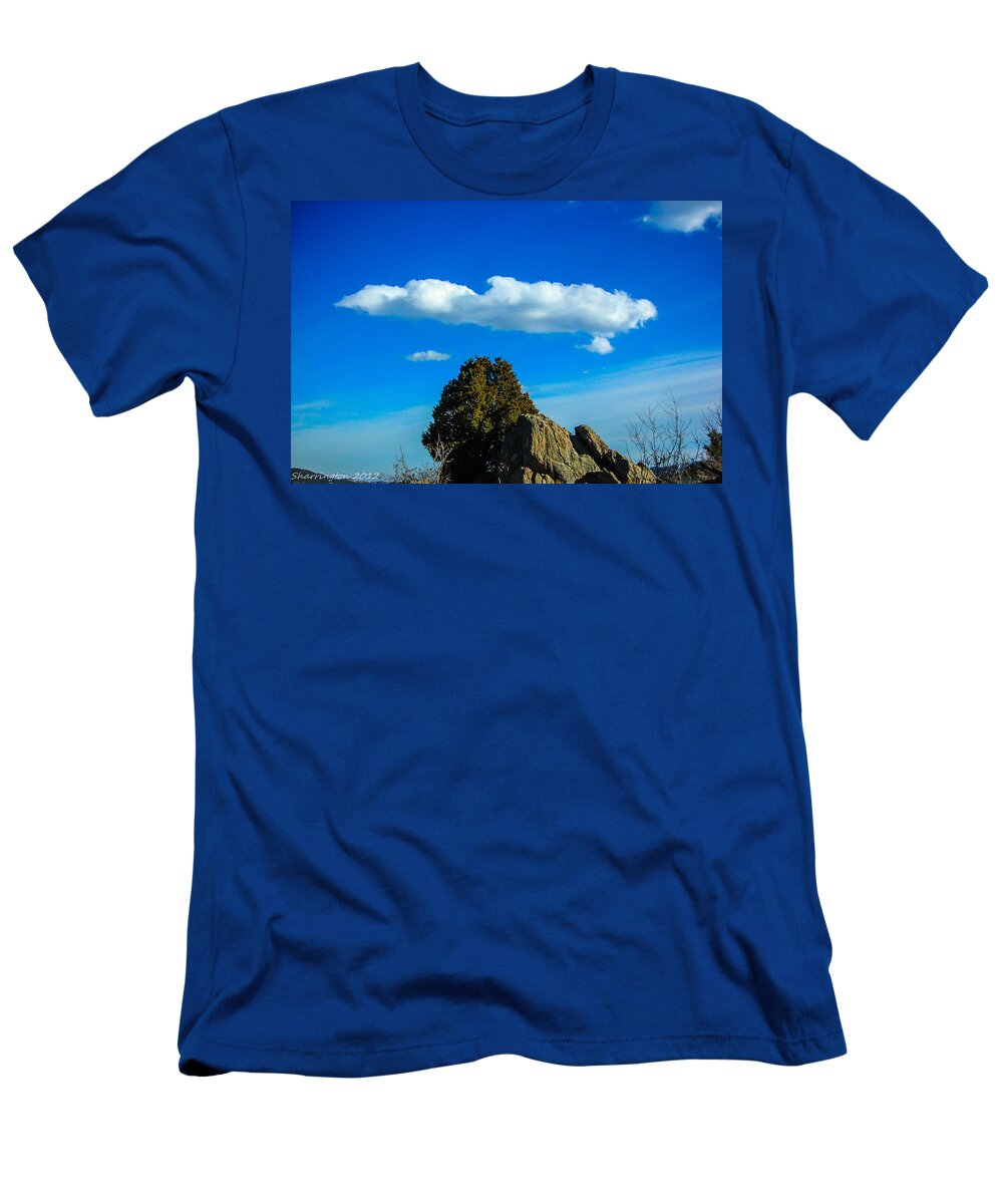 Lanscape T-Shirt featuring the photograph Blue Skies by Shannon Harrington